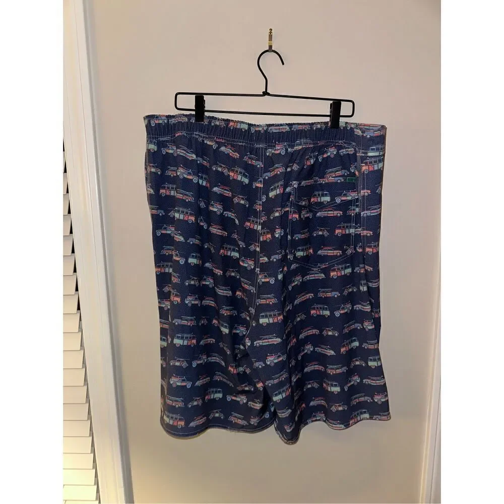 RARE Masters X Peter Millar Men's Swim Trunks 2XL Beach Cars
